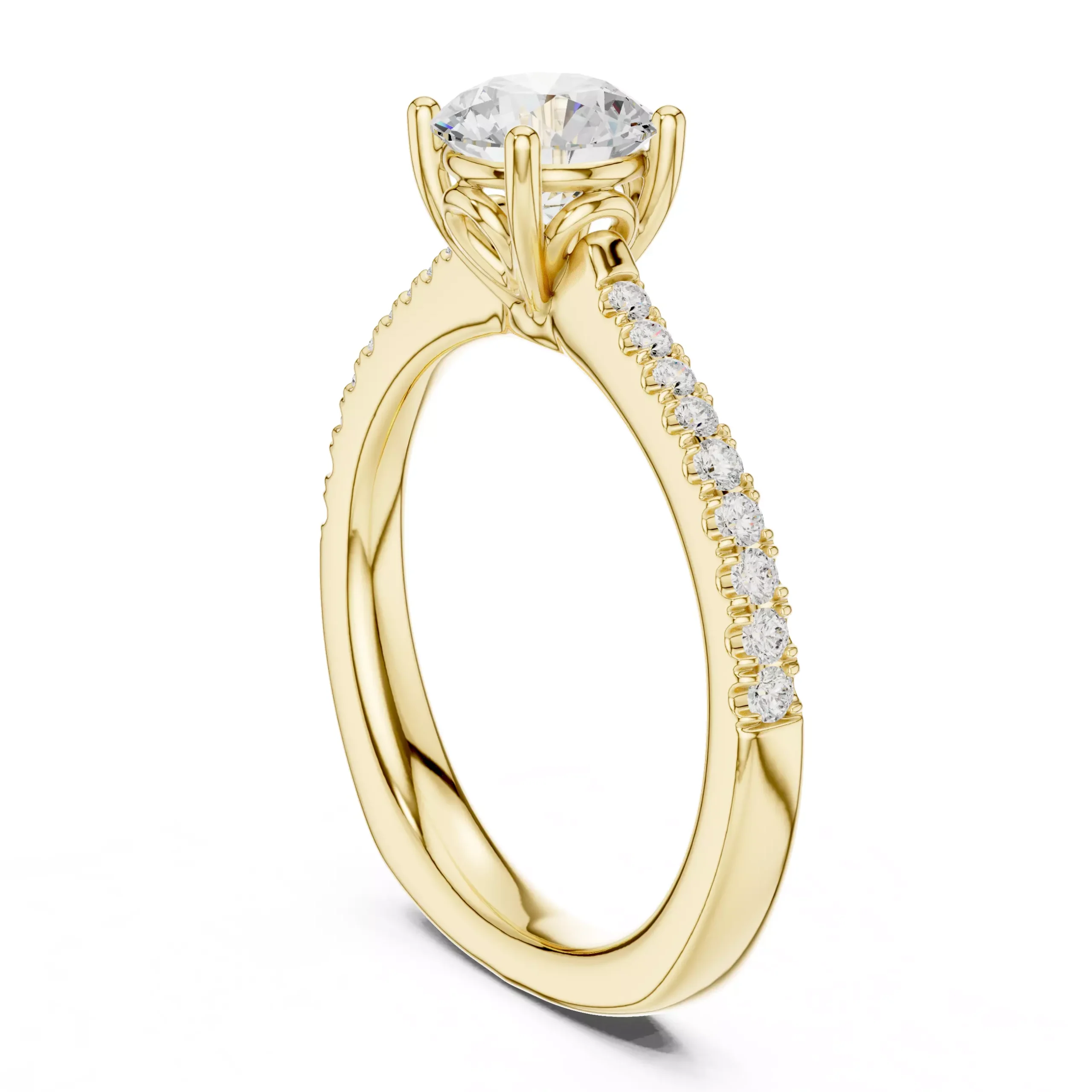 Anillo de Compromiso con Diamante de 1ct Anillo de Compromiso con Diamante de 1ct