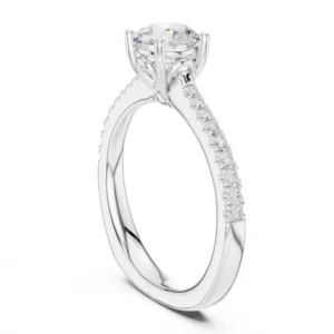 Anillo de Compromiso con Diamante de 1ct