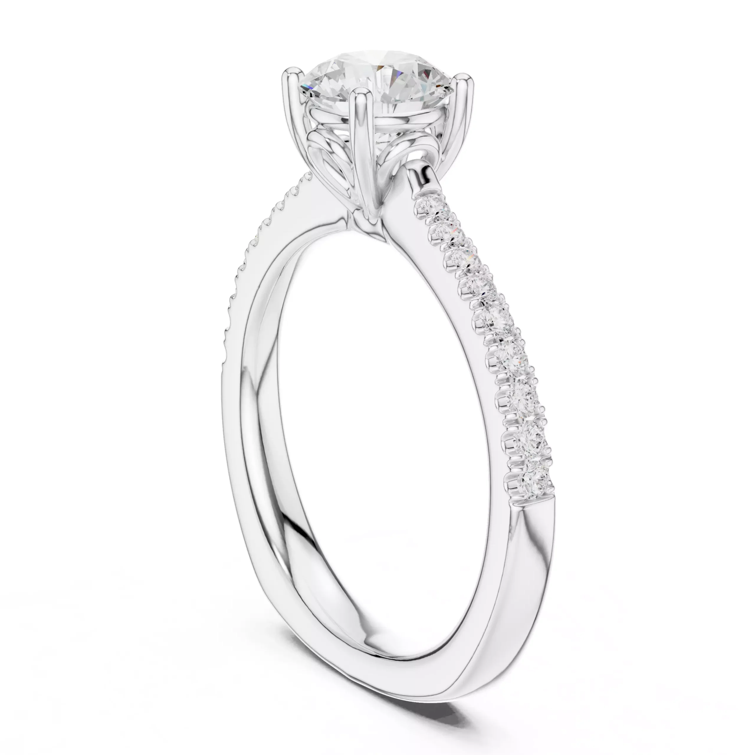 Anillo de Compromiso con Diamante de 1ct Anillo de Compromiso con Diamante de 1ct