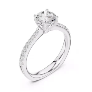 Anillo de Compromiso con Diamante de 1ct
