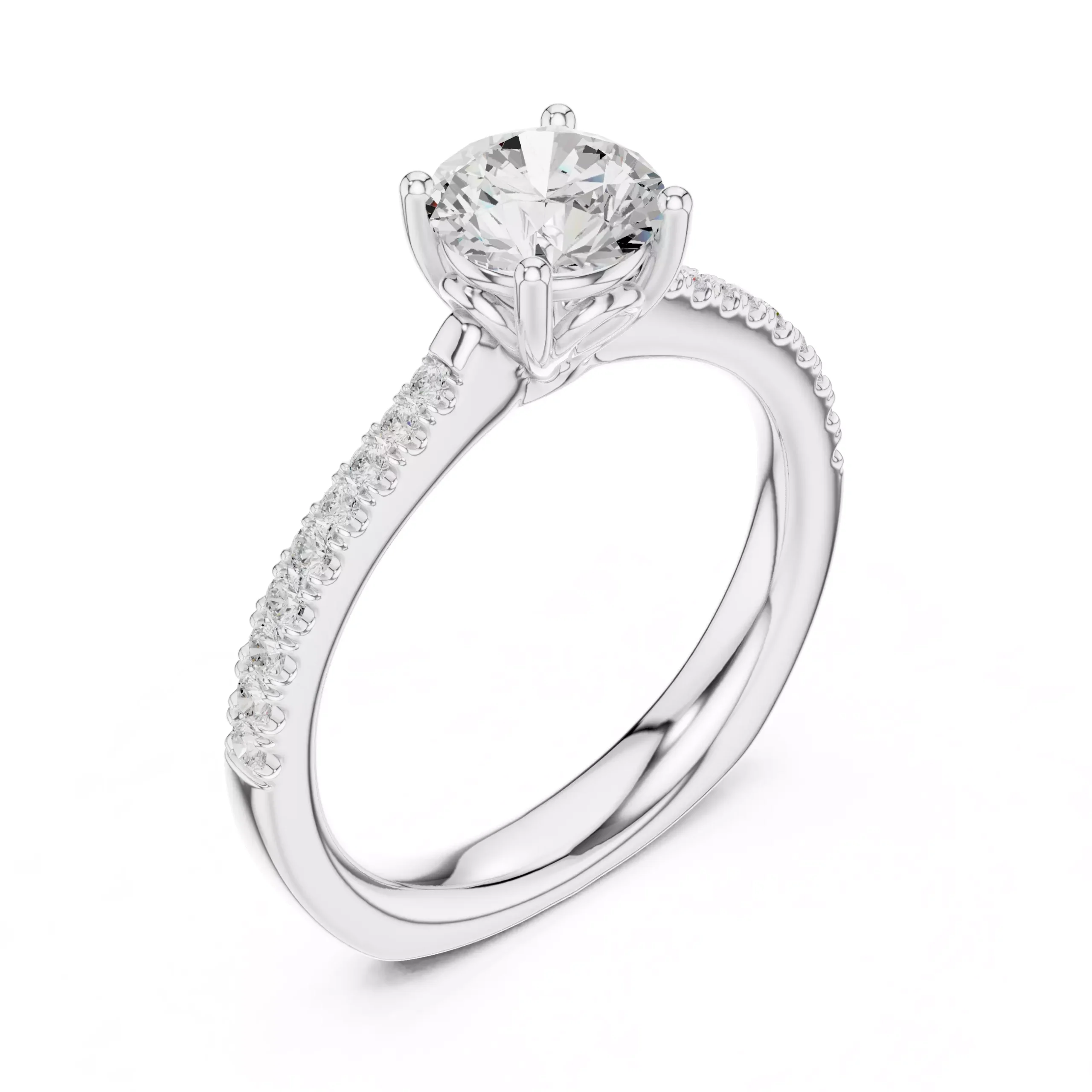 Anillo de Compromiso con Diamante de 1ct Anillo de Compromiso con Diamante de 1ct