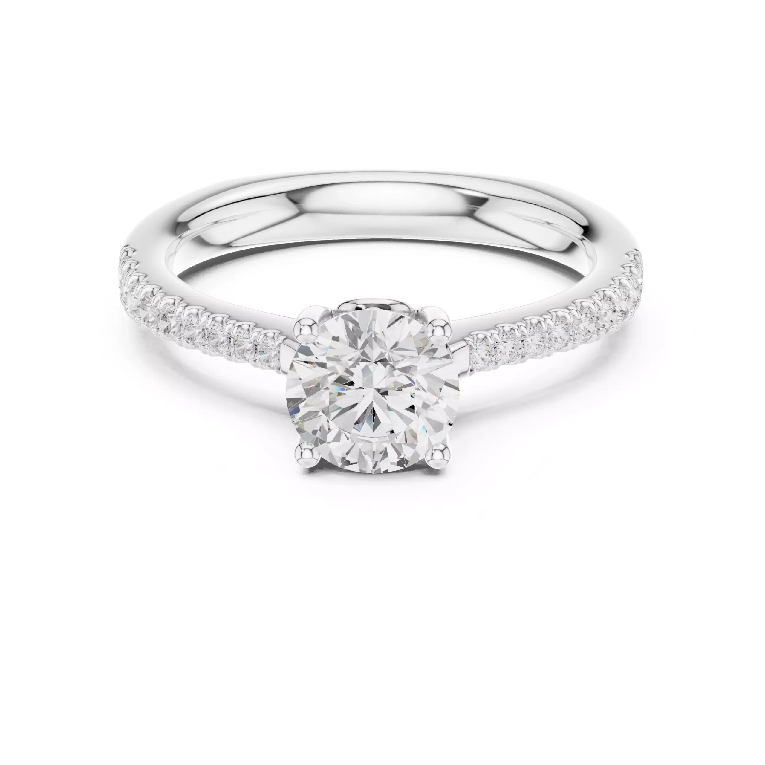 Anillo de Compromiso con Diamante de 1ct Anillo de Compromiso con Diamante de 1ct