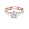Anillo de Compromiso con Diamante de 1 ct Anillo de Compromiso con Diamante de 1ct