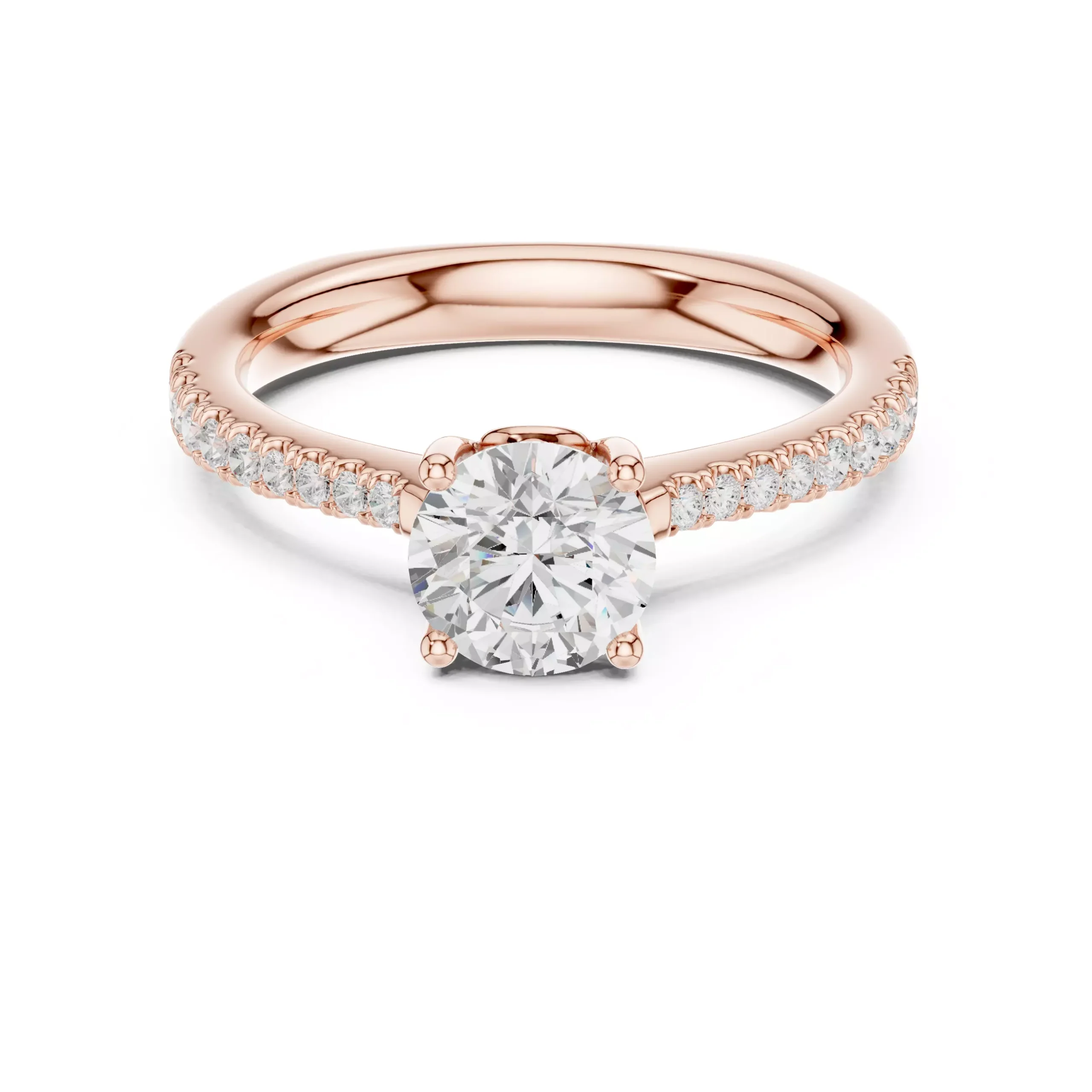 Anillo de Compromiso con Diamante de 1ct Anillo de Compromiso con Diamante de 1ct