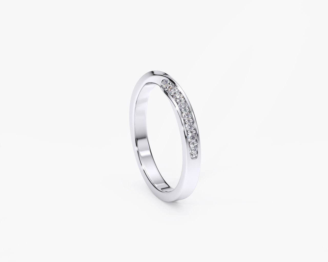 Alianza diamantes Twist Alianza diamantes Twist
