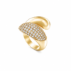7282 anillo pavé amarillo