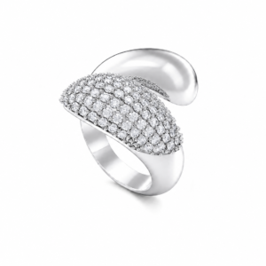 7282 anillo pavé blanco